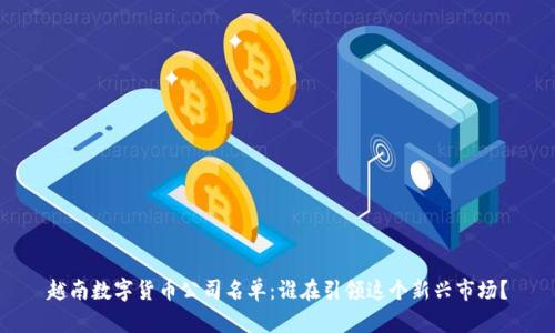 越南数字货币公司名单：谁在引领这个新兴市场？